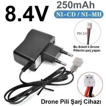 Drone Pil Şarj Cihazı Ph-20-26awg Fiş Güç Adaptörü 8.4v 250mah Çıkış Garantili