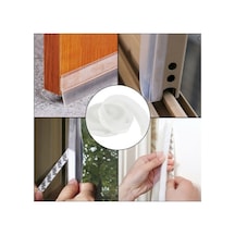 Siolanzi Kapı Pencere Rüzgar Kesici Şeffaf Bant 3.5 Cm X 5 M