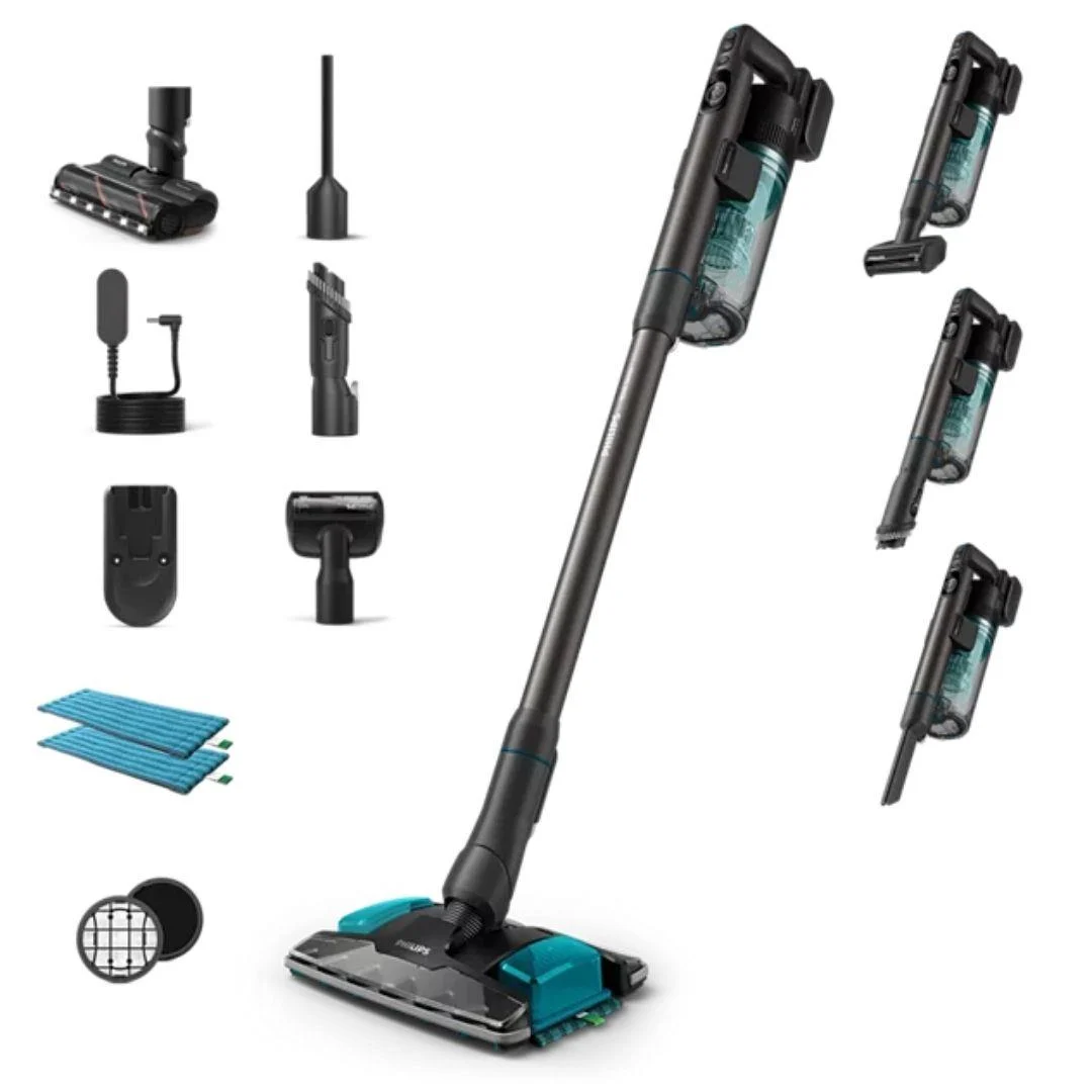 Philips 8000 Serisi Aqua XC8154/10 Silme Özellikli Kablosuz Şarjlı Dik Süpürge