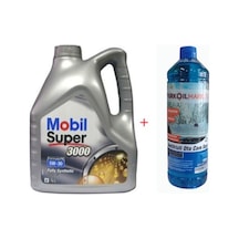 Mobil Super 3000 Formula FE 5W-30 Tam Sentetik Motor Yağı 4 L + Cam Suyu