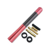 Porsche 924 Uyumlu Karbon Kırmızı Oto Radio Anteni Çubuk Anten