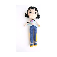Amigurumi K-pop Demon Hunters Zoey Bebek Organik Oyuncak