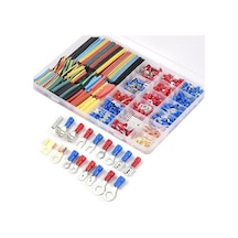Isıyla Daralan Renkli Makaron + Kablo Pabucu Seti 678'li Paket
