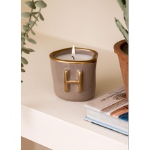 The Mia Shine Harf Mum H Kahve Patchouli 200 Gr Kahverengi