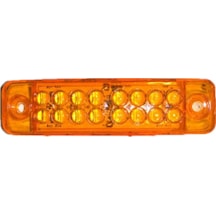 Ahmet Otomotiv 16 Ledli Mercekli Sarı Çkar Lamba 12volt-24volt