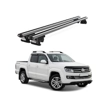 Venüs Volkswagen Amarok 2010-2016 Uyumlu Gri Ara Atkı Port Bagaj Tavan Barı