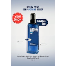 Dashu Mens Aqua Deep Potent Cilde Sakin Görünüm Sunan Ve Nemlendiren Cica İçerikli Tonik 153 ML