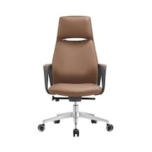 Tr Atom Ofis Torendi Taba Deri Yönetici Makam Koltuğu, Ergonomik Tasarım, Ayarlanabilir Yükseklik, Metal Ayak, 53x52 Diğer