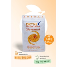 Drynex Freeze Dried Portakal Dondurularak Kurutulmuş Çıtır Atıştırmalık Meyve Cipsi Şekersiz Vegan 20 G