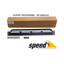 Speed Sp-cu624 24 Port Utp Cat6 Patch Panel