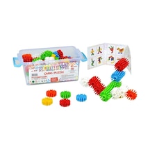 Oyuncak Çarklı Puzzle Dünyası 60 Parça Eğitici Yapı Seti