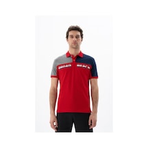 AR-MA Arma Erkek Regular Fit Polo Yaka Tişört Y25374303801 kırmızı