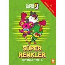 Süper 1 Takım Süper Renkler Boyama Kitabı 4