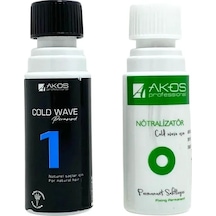 Perma Ilacı Set Doğal Saçlar Için 100 Ml + 100 Ml Çok Renkli