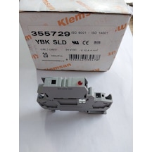 Klemsan 4mm2, 24V DC kollu tip sigortalı, ledli klemens(5x20-25)