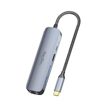 Type-c Pd 100w 5 Portlu 4k 60hz Hdmı Gigabit Ethernet Usb 3.0 Çoklayıcı Hub