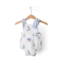 %100 Pamuk Müslin Bebek Tulum - Bébé Lapin Bbktlm-bel-00006a Acı Kahverengi