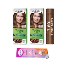 Palette Kalıcı Doğal Renkler Saç Boyası 2 Adet 7 - 60 Fındık Kahve