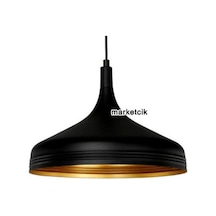 Cata Ct-8103 Dekoratif Siyah Retro Sarkıt. Tekli Modern Avize Altın - Siyah