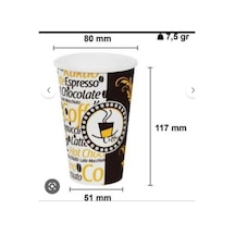 Yüksek Kalite Karton Bardak 12 Oz Büyük Karton Bardak, Meyve Suyu, Kahve Bardağı,meşrubat Bardağı 20 100 adet