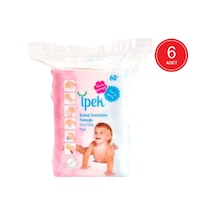 Ipek 60'Lı 6 Paket Bebek Temizleme Pamuğu