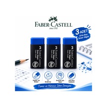 Orta Boy Sınav Silgisi 3 Adet Yumuşak Silgi Faber-castell