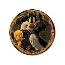 Tweety Ve Sylvester Analog Duvar Saati (408136953) Diğer