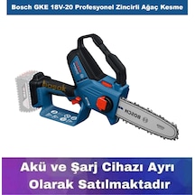 Bosch Gke 18v-20 Profesyonel Zincirli Ağaç Kesme Solo 06008d7100