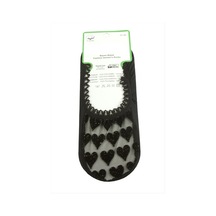 Zero Land Ilkeshop Kalp Dantel Babet Çorap-siyah Çok Renkli