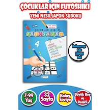 Çocuklar İçin Zeka & Dikkat Güçlendiren FUTOSHİKİ Kolay Seviye-Yeni Nesil JAPON SUDOKU 7-99 Yaş