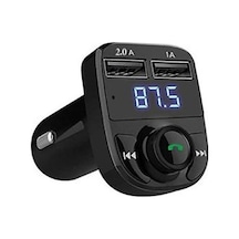 Carx8 Micro Sd Usb Girişli Bluetooth Araç Kiti Fm Transmitter
