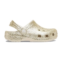 Crocs Classic Chunky Glitter Clog T Çocuk Terliği 211940-0lhbej Bej