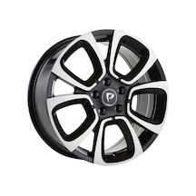 Lja-a5850-01 7.0x17" 4x108 Et25 65.1 Black Machined 17 İnç Jant Takımı 4 Adet
