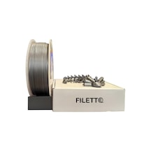 Filetto Pla+ Filament 1.75 MM 1 KG - Gümüş Gri