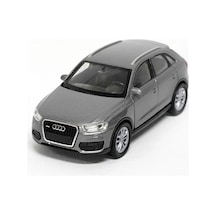 Welly Lisanslı Audi Q3 Çek Bırak Metal Model Araba 1:32-1:34 - Gri