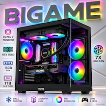 Elite V7 Ryzen 7 7800x3d Rtx 5060 16gb Ram 1tb M2 Ssd Akvaryum Gaming Sistem