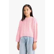 Defacto Standart Fit Bisiklet Yaka Triko Pembe Kız Çocuk Kazak E7880a8/pn238 Pembe Defacto Standart Fit Bisiklet Yaka Triko Pembe Kız Çocuk Kazak E7880a8/pn238 Pembe