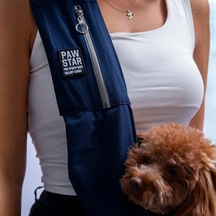 Lacivert Crossbody Çanta Kedi Köpek Taşıma Çantası