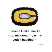 Ayrex Yeni Tasarım Teleskopik Saplı Araç Yıkama Süpürgesi Fırçasının Yedek Mop Başlığı Bezi - 1 Adet Diğer