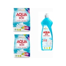 Aquabor Doğal Mineralli Renkliler İçin Çamaşır Deterjan 6 Kg 2 Adet+elde Yıkama Bulaşık Deterjan.
