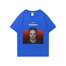 Flood Of Style Bu Eminem T Shirt Jesse Pinkman Komik Meme Tshirt Klasik Vintage Kırma Kötü T-shirt Erkek Kad Mavi