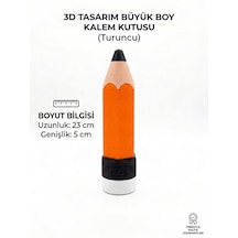 Kalem Şeklinde Kalemlik Turuncu