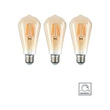 Led Armut Model Rustik Ampul 4w 2500k E27 Dimmerli 3'lü Erd-31