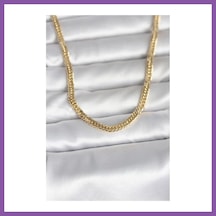 Bezos Cm 14k Gold Renk Zincir Model 45 Cm Kadın Kolye Bzoshb