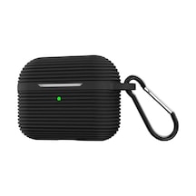 Airpods Pro 3 3.nesil Raven Silikon Kılıf - Siyah