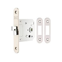 Kale Kilit Koldan Kilitlemeli Banyo-wc Kilidi Oval 179 Wc 50 Mm Nikel