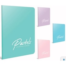 Pastels Tel Dikişli Pp Kapak Defter A4 40 Yp Kareli 1 Adet