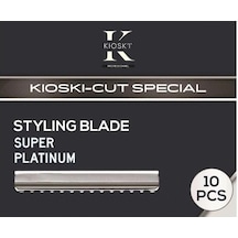 Kioski Premium Saç Ustura Jileti Kaydırmalı Uzun Süre Kullanım 10'lu Paket
