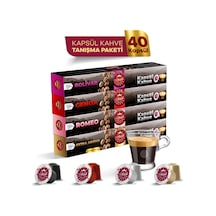 Anisah Kapsül Kahve Seti Bolivar Genoa Romeo ve Extra Aroma 4 x 10'lu