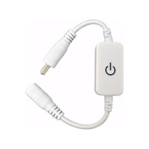 Electroon 12V-24V Dokunmatik On-Off Anahtar 5.5X2.5Mm Beyaz